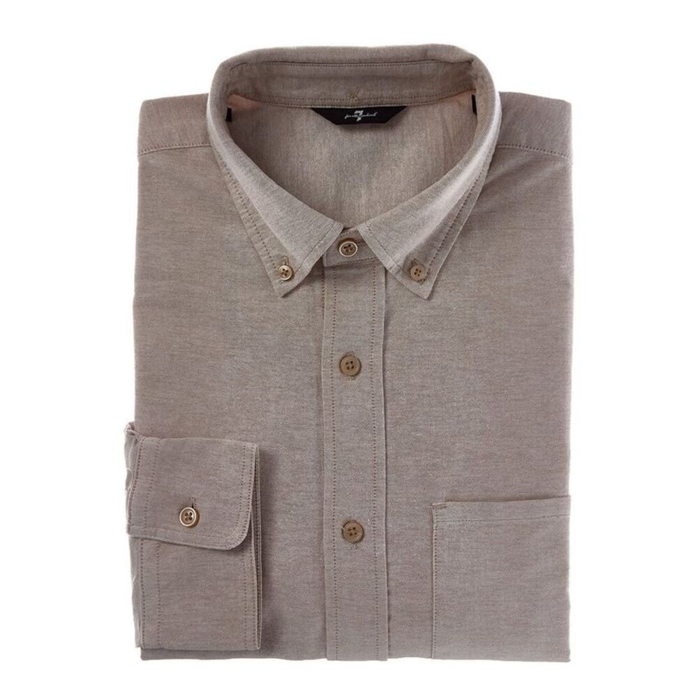 7 For All Mankind Mens  Oxford Shirt